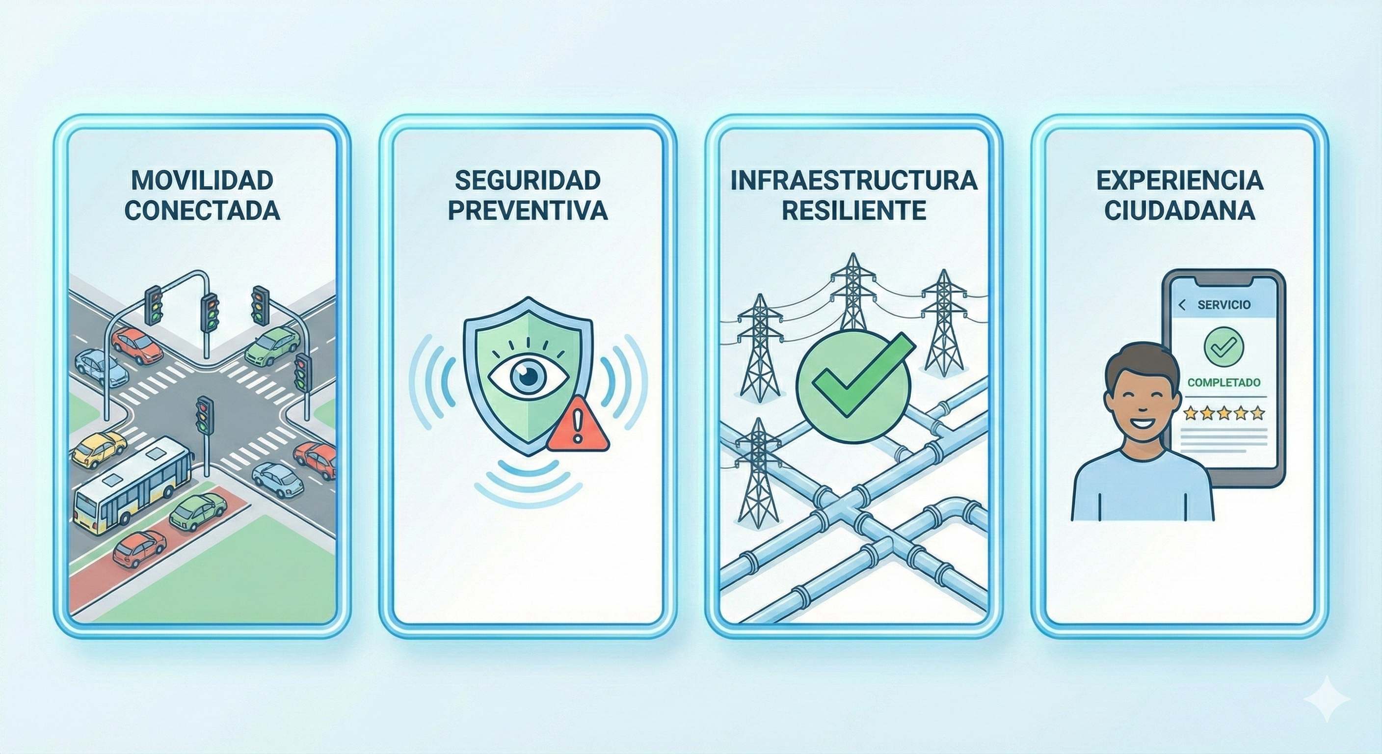 Equipos coordinando operaciones con pantallas táctiles